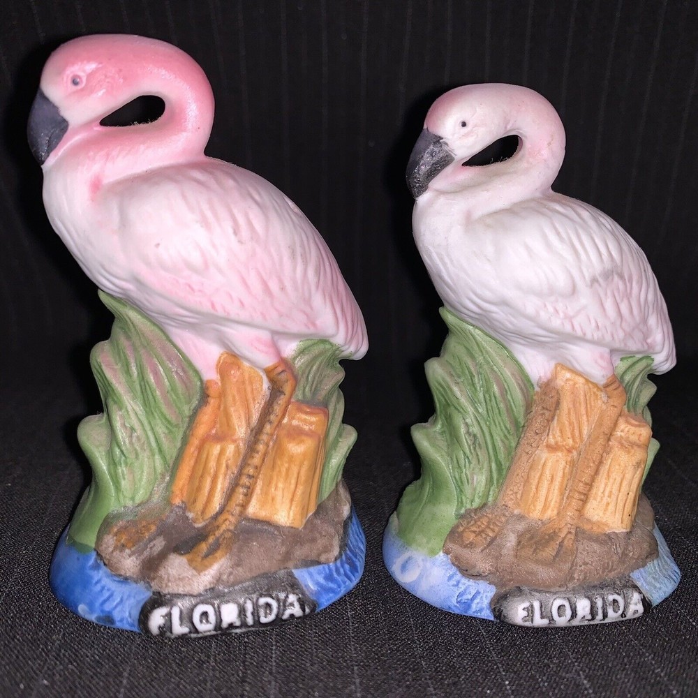 Florida Flamingo  Salt & Pepper Shaker